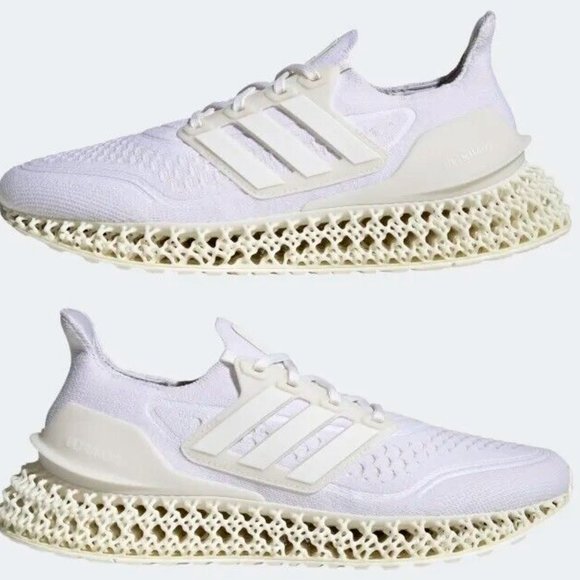 adidas Other - Adidas Ultra 4D FWD Sneakers Mens 10.5 White Running Shoes Low Top HP7598  NEW